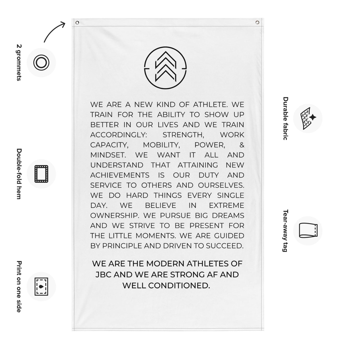 JBC Creed Gym Flag